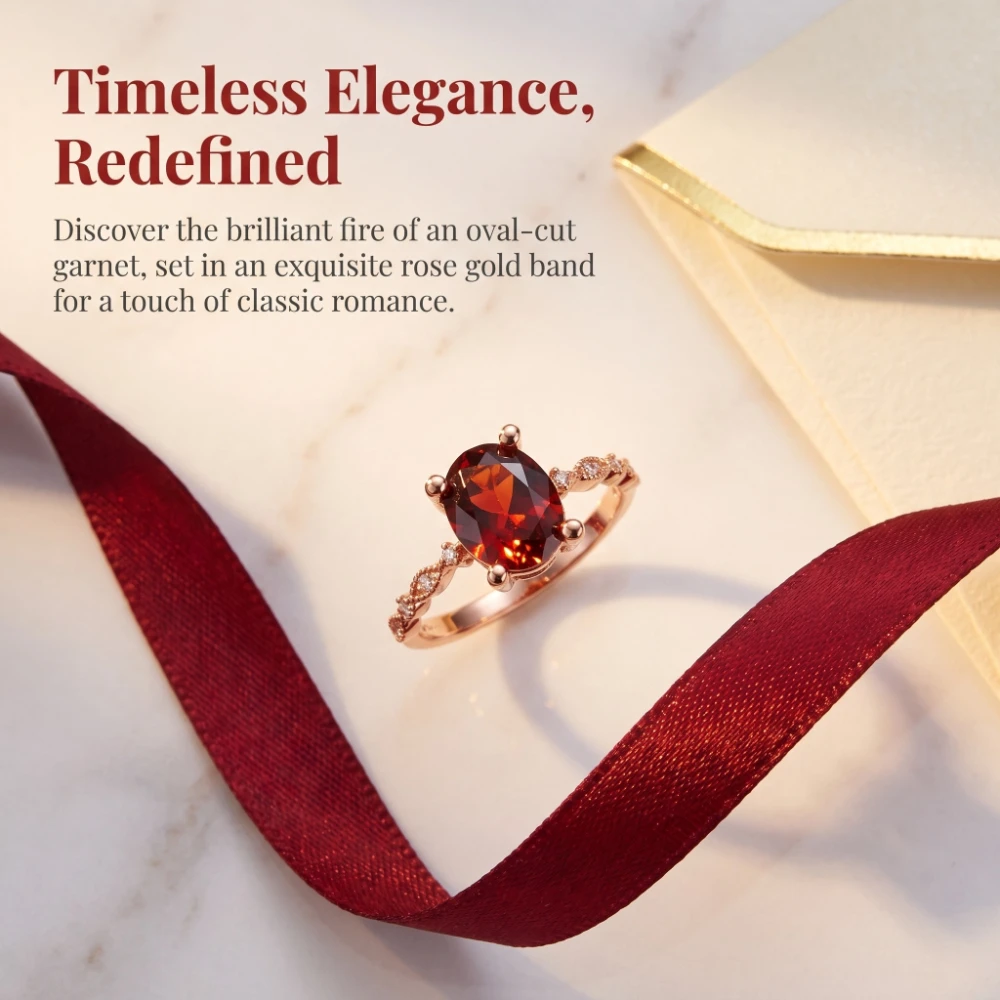Luxury-Style 925 Sterling Silver Engraved with Rose Gold and Yellow Diamond Oval Women's Ring Design