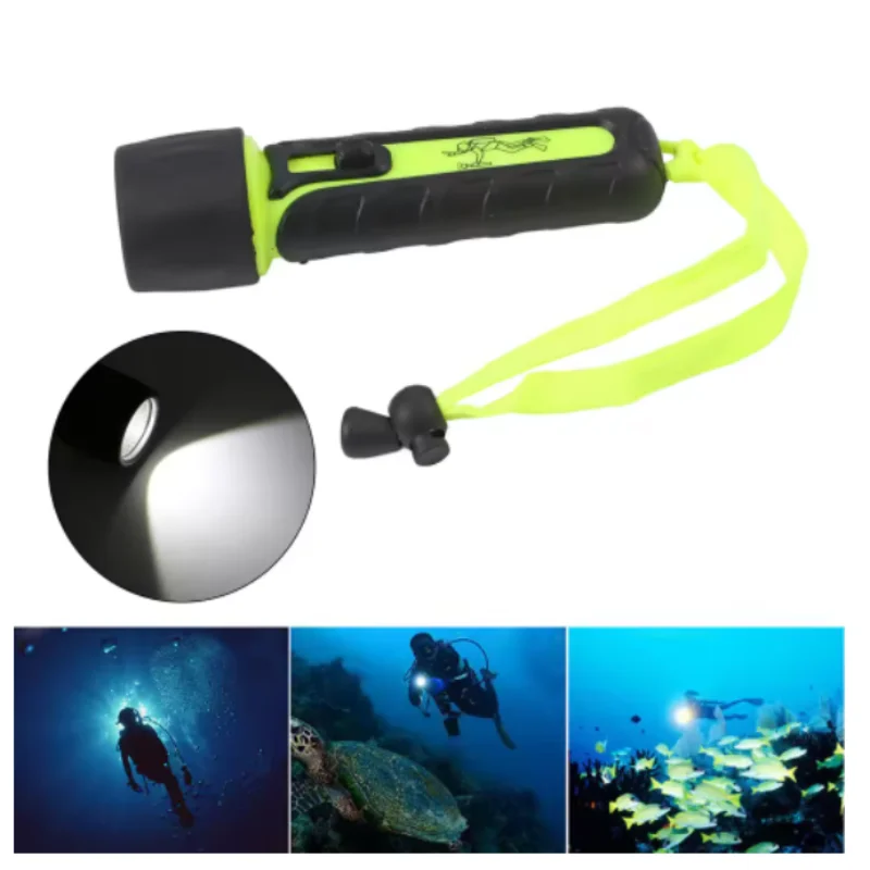 

ISURE MARINE Professional Diving Flashlight LED Underwater Diving Light Strong Light Long-Range Mini Waterproof Portable Flash