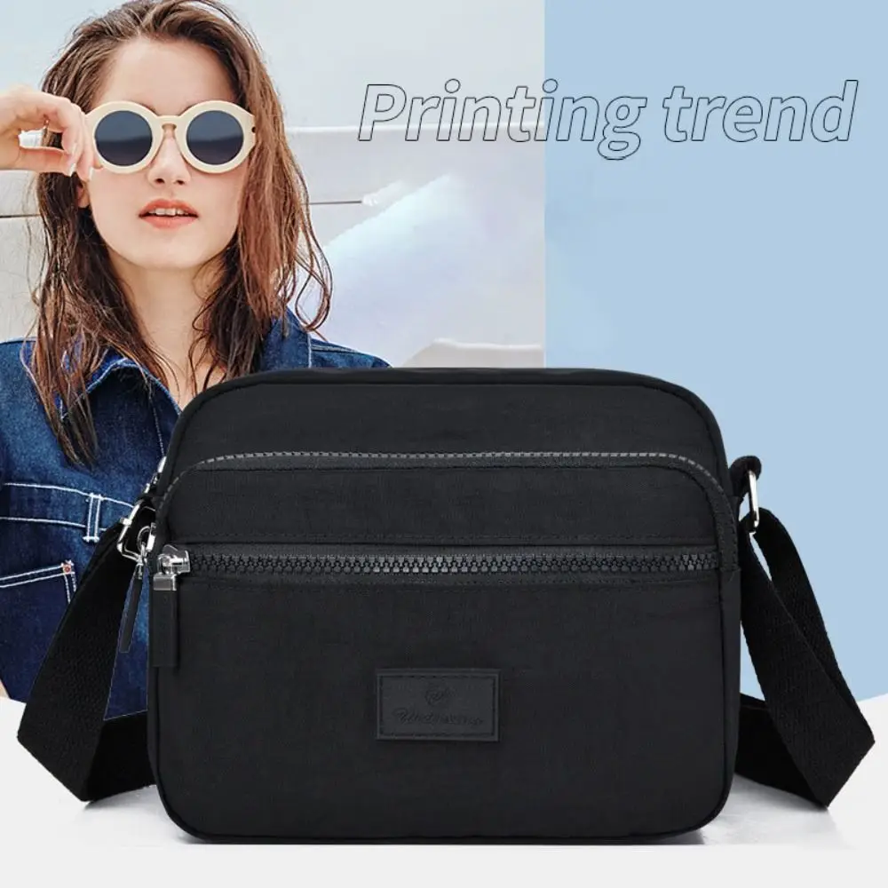 Korean Style Women Crossbody Bag Large Capacity Shoulder Bags for Girls Multifunctional Outdoor Lightweight Travel Bags