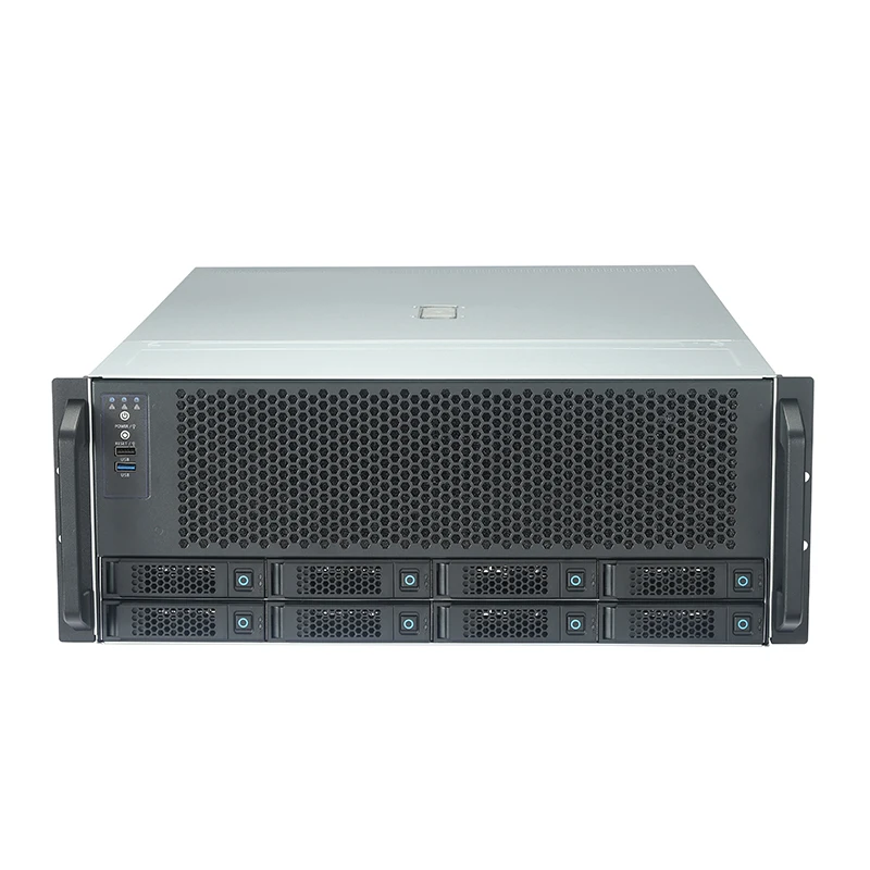 Artificial ligence Server Hot Swap Chassis PWM ligent Speed Regulation 4U-YC6508 AI Chassis with Fan Server Chassis