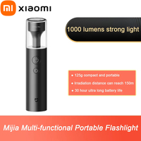 Xiaomi Mijia Multi Functional Flashlight 3100mAh IP65 Waterproof 1000lm Emergency Lighting Outdoor Camping Hard Light Flashligh