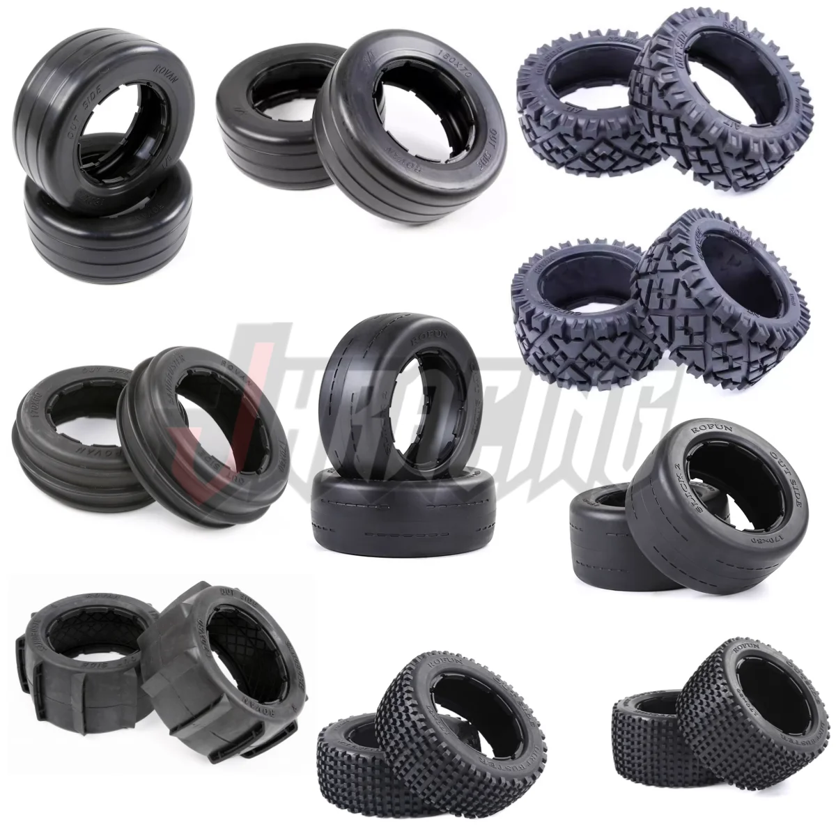 New-style High-performance Wear-resistant Tires For 1/5 ROFUN HPI BAJA 5B