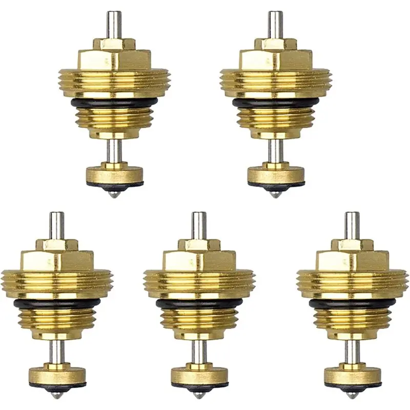 ABUL-Underfloor Heating System Components- G1/2 Return Pin Valve Insert M30 X 1.5 For UFH Manifold 5Pcs For UFH Actuator