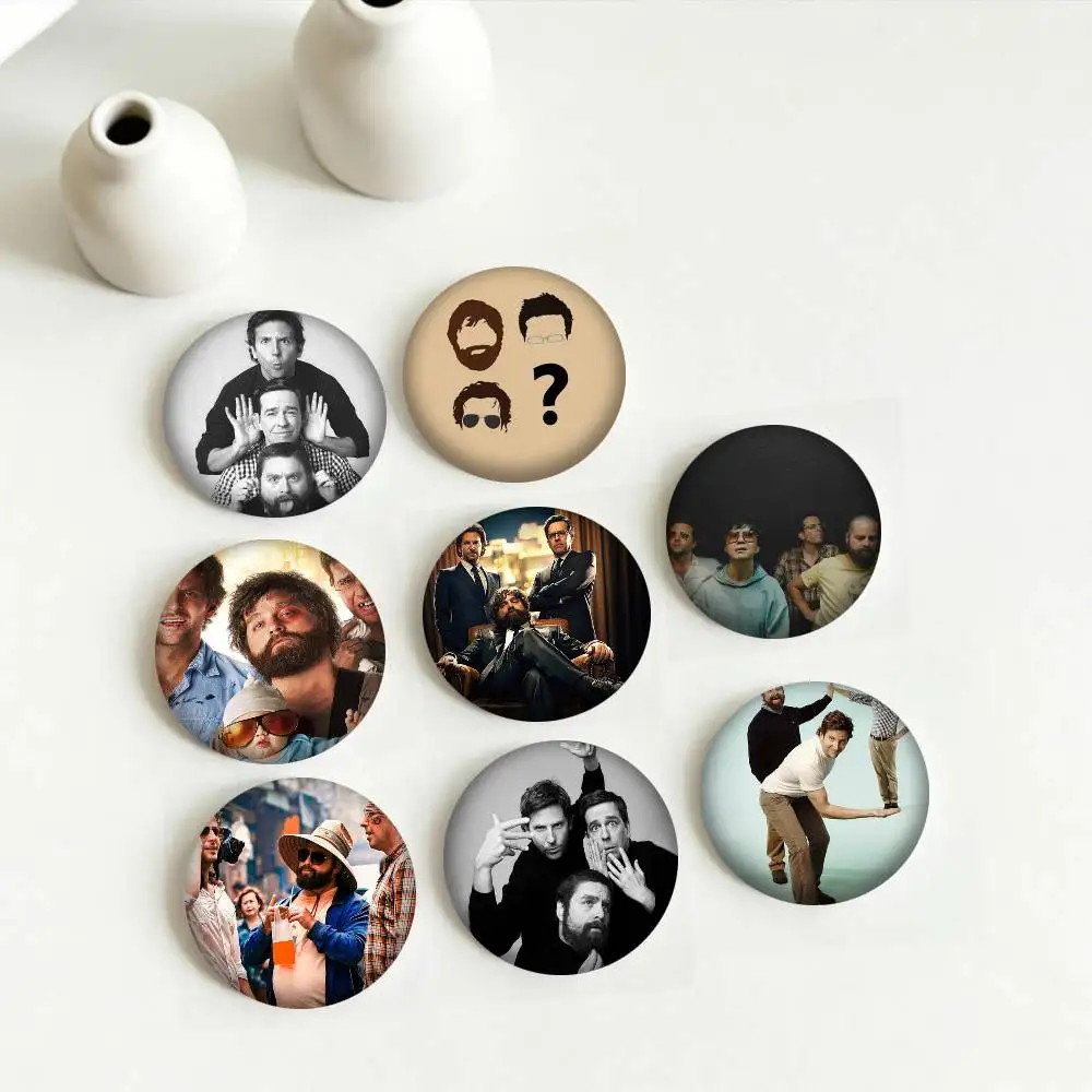 F-Film The Hangover 25mm 32mm 44mm 58mm 75mm Brooches Badges Pins for Accessories Gift