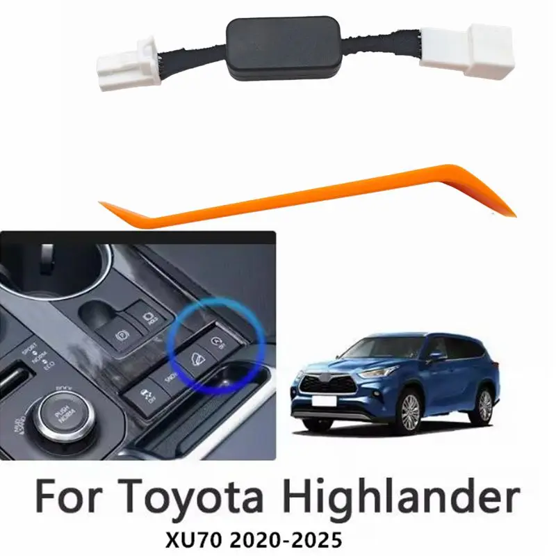 لتويوتا هايلاندر XU70 2020-2025 نظام محرك إيقاف التشغيل التلقائي تعطيل الإغلاق الذكي للسيارة مزيل إيقاف التشغيل التلقائي
