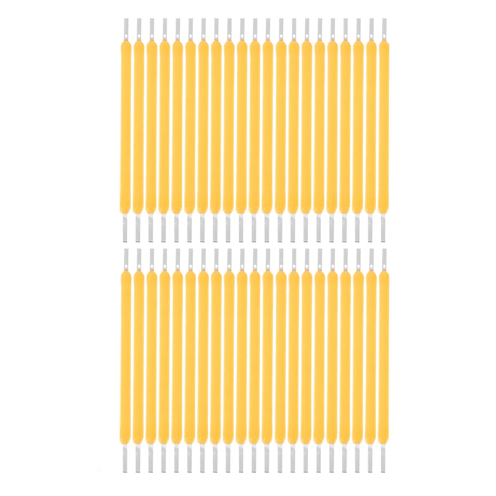 

50Pcs Hard LED Filament Bulb Parts 2700k Warm Light Replacement Diode for Repair LED Bulb Lamp Accessories Hard Lamp Parts