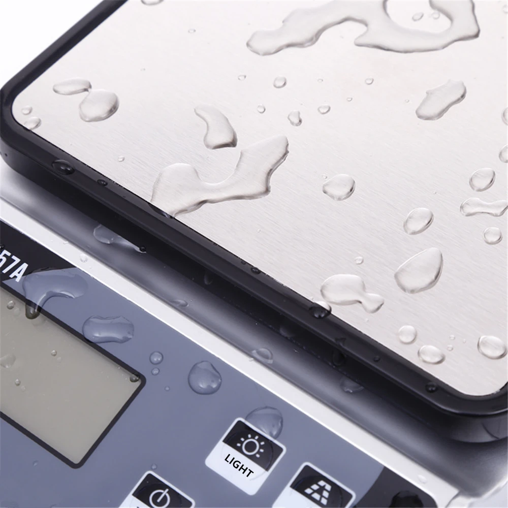 15KG/10KG/3KG Electronic Scale USB Charge Precision Kitchen Balance Food Scale Household Coffee Scale Smart Digital Baking Scale