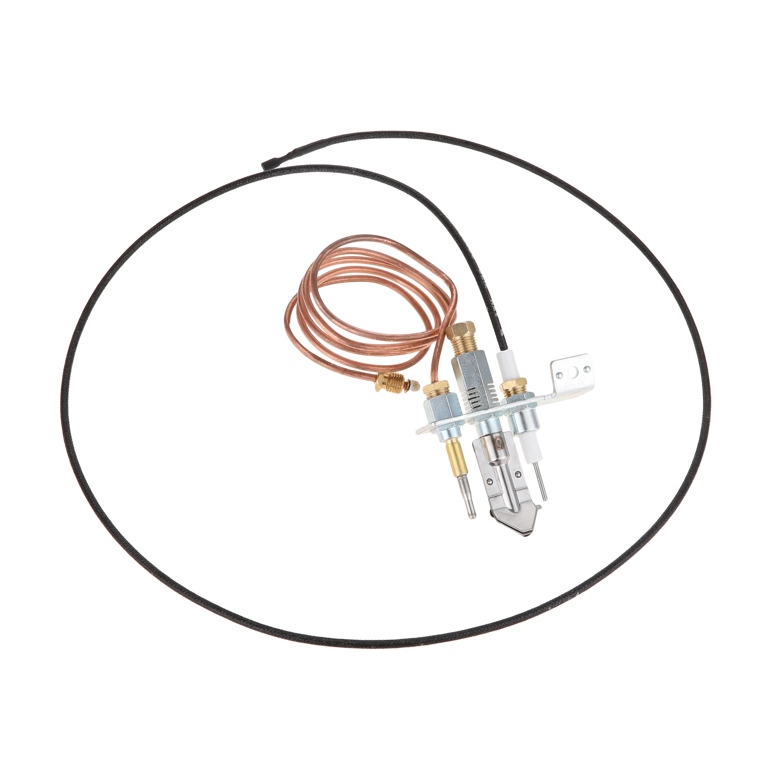 Gas Water Heater Parts with Thermocouple and Igintion 900mm Pilot Burner Kit for Fireplace/Thermocouple End M9x1