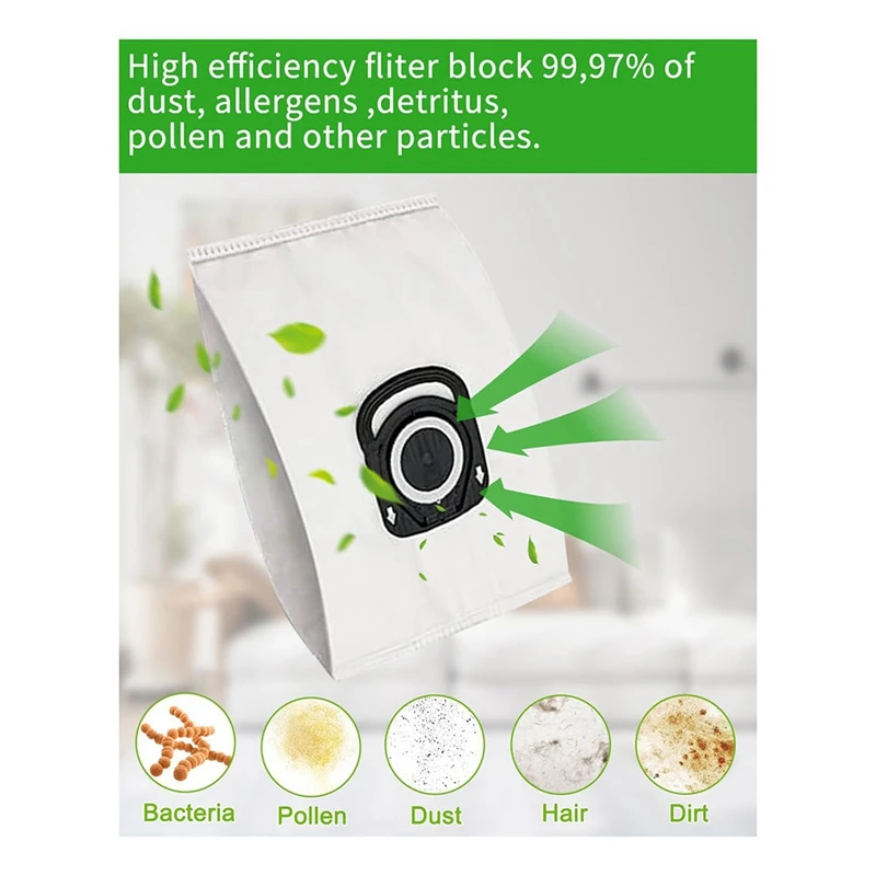 أكياس نظافة روينتا + مكنسة كهربائية ، مناسبة للطاقة المدمجة ، zr200520 ، zr200720