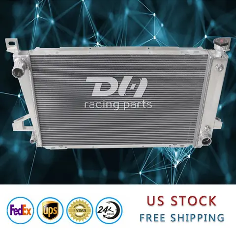 2Row Cooling Radiator Fit 1985-96 95 94 Ford F-150 F250 F350 Bronco 4.9L l6 AT