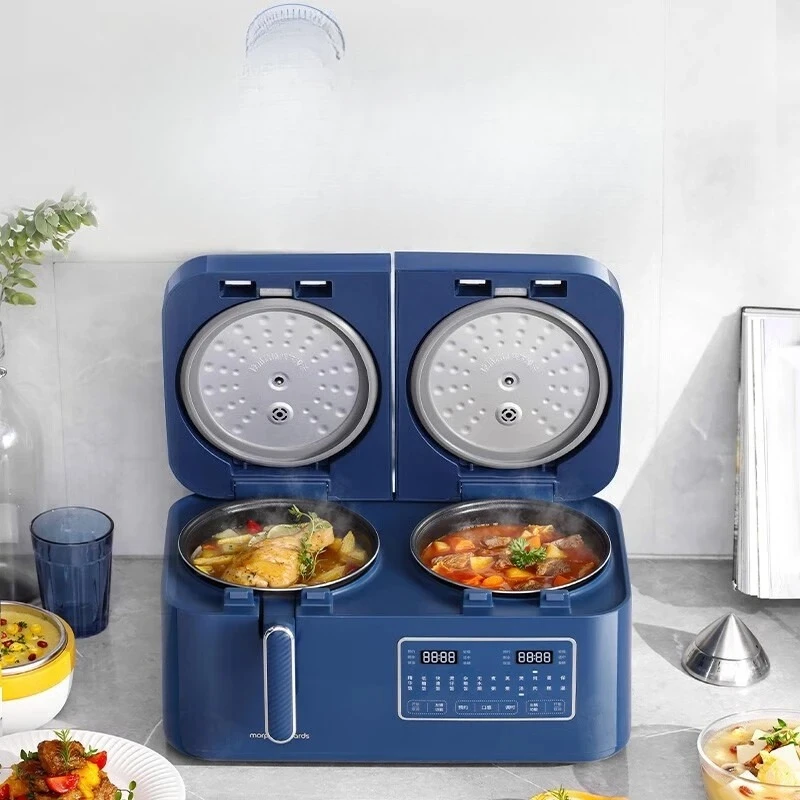Factory Direct 2026 Top RatedOlla arrocera doble bilis, multifunción para el hogar 2 + 2L doble control arroz para cocinar dos e