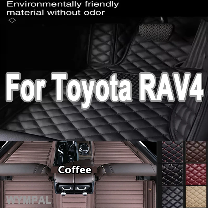 

Luxury Car Floor Mats For Toyota RAV4 Non-Hybrid 2013 2014 2015 2016 2017 2018 2019 Custom Auto Foot Pads Interior Accessories