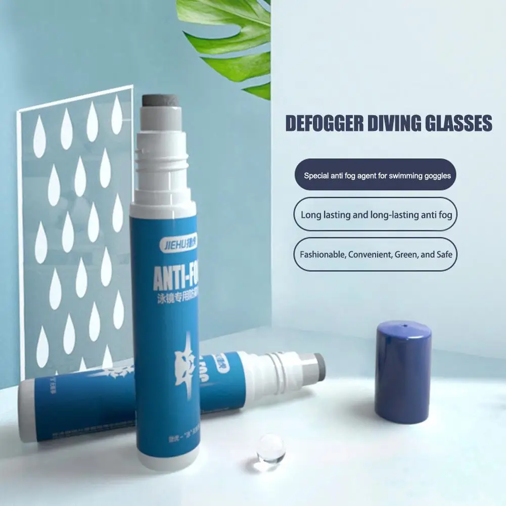Agent anti-buée solide 10 ml pour lunettes de natation, lentilles en verre, masque de plongée, solution nettoyante, spray anti-buée, brume anti-buée