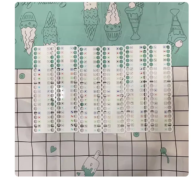 

With LOGO, symbol double-sided thread board, symbol cross stitch thread board, plastic thread board winding