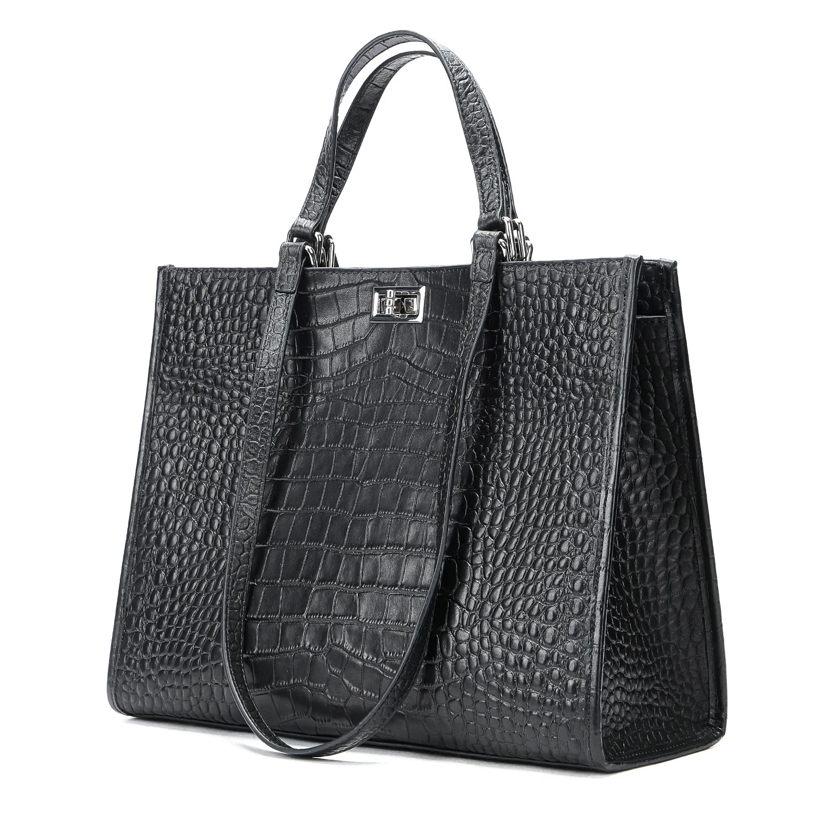 New Fashion Alligator Women Handbags Genuine Leather Ladies Shoulder Bags Female Brand Luxury Real Natural Leather Crossbody Bag