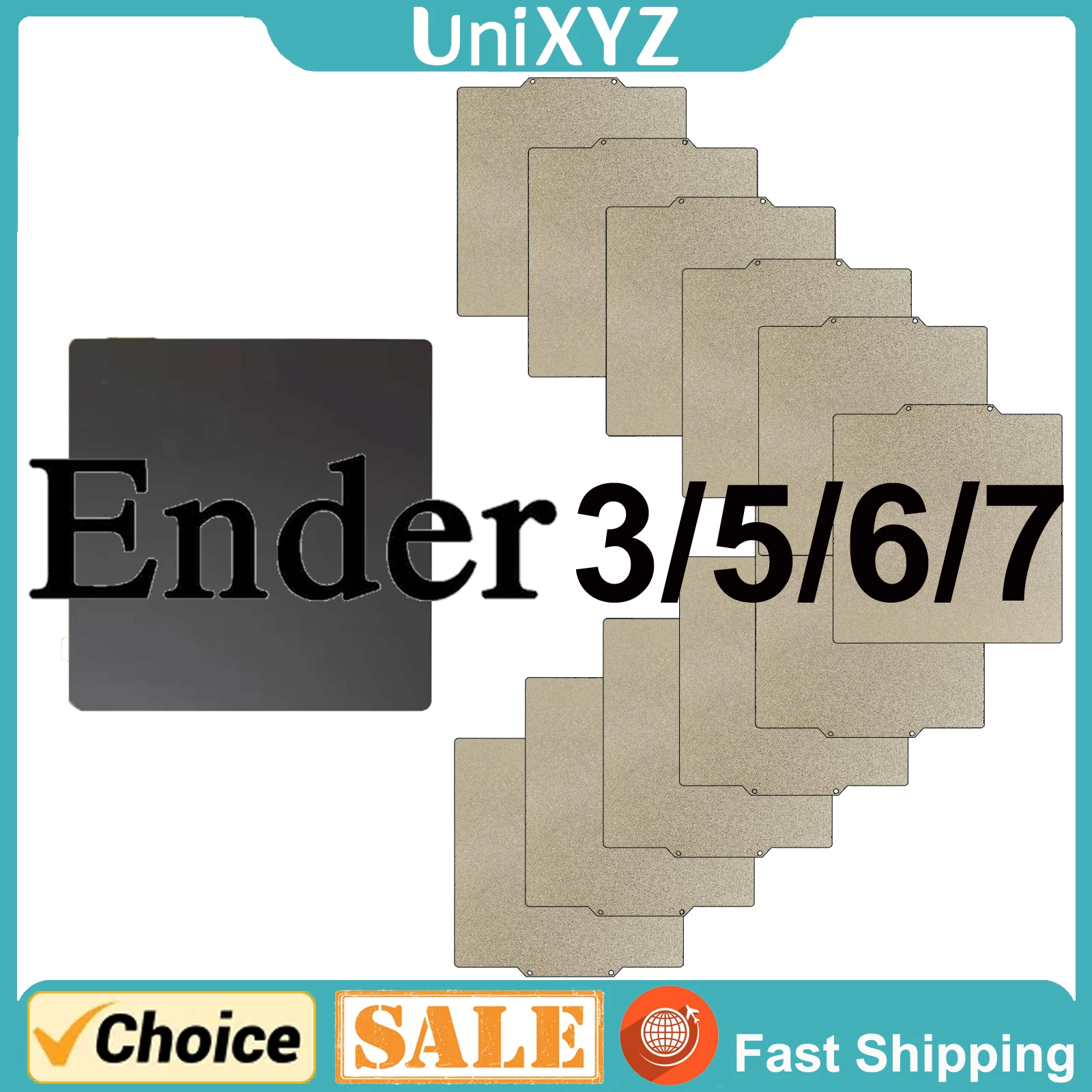 

Magnetic PEI Build Plate for Ender 3 Neo Pro S1 V2 V3 KE SE 3S 5 5S 7 6 Plus Max 3D Printer Hotbed Spring Steel Sheet Buildplate