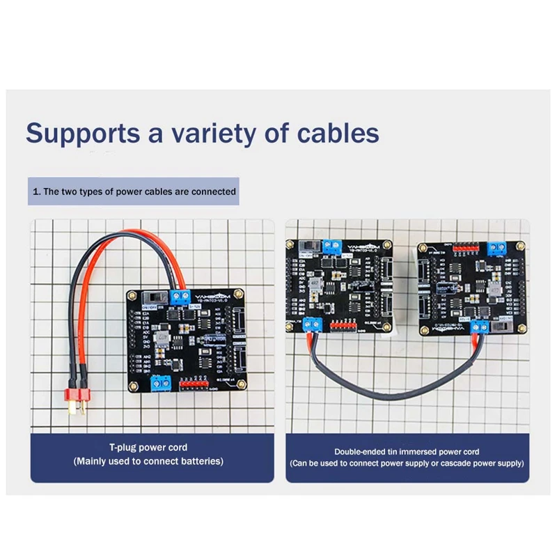 

1Set T8236 DC Motor Drive Module Black Robot Car Electronic Design Competition Dedicated Module With Power Cable