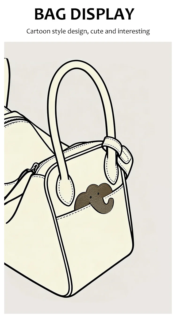 Cute Handmade Sheepskin Animal Bookmarks | Bag Sticker & Pendant | Creative Bag Accessory Gift