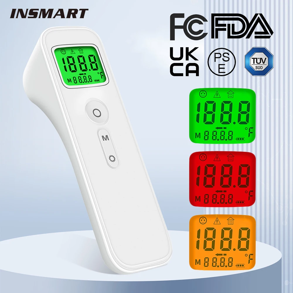 Digital Forehead Thermometer Electronic Contactless Clinical Accuracy Body Non-contact Temperature Meter Fever for Adult Child