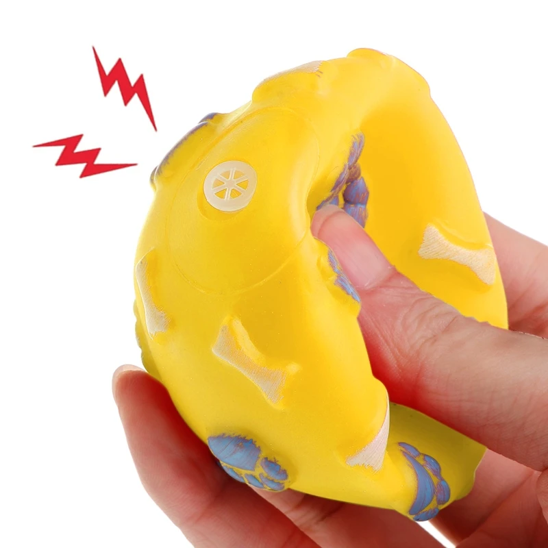 Pet Rubber Ball Puppy Sounding Đồ chơi Làm sạch răng Bóng để huấn luyện ngoài trời