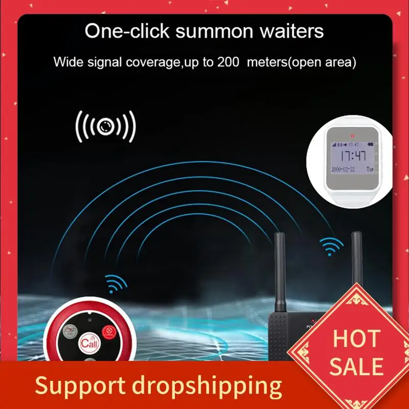 B44C Amplifier 500MW RF Wireless Repeater Signal Amplifier Learning Code Extender For T117 Call Button 433Mhz F4408A Spare Parts