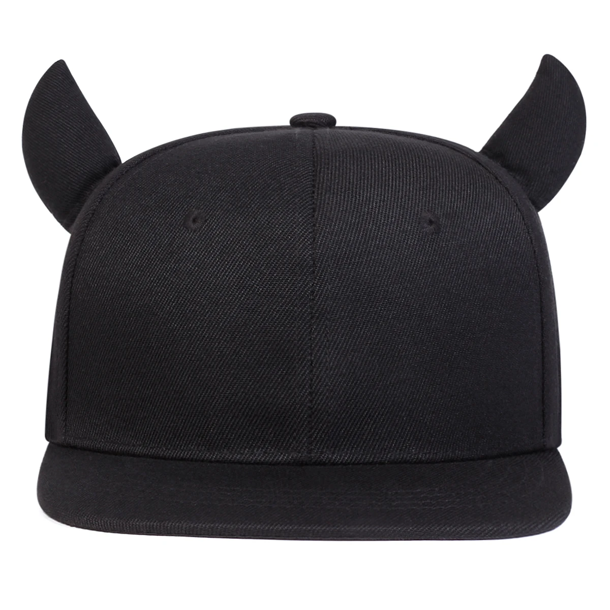 Unisex Cute Cow Horn Hip-hop Hats Fashion Spring Autumn Outdoor Adjustable Casual Baseball Caps Sunscreen Hat