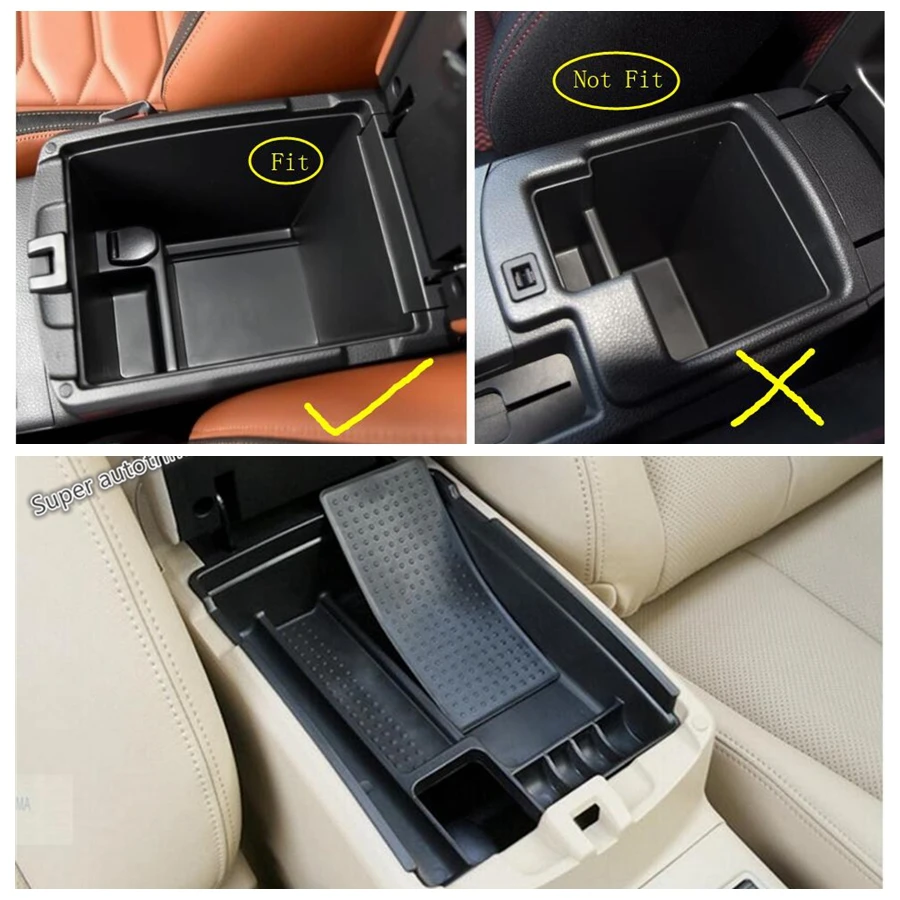 Central Armrest Storage Box Container Pallet Phone Holder Tray Black Interior Accessories Fit For Nissan Qashqai J11 2014 - 2020