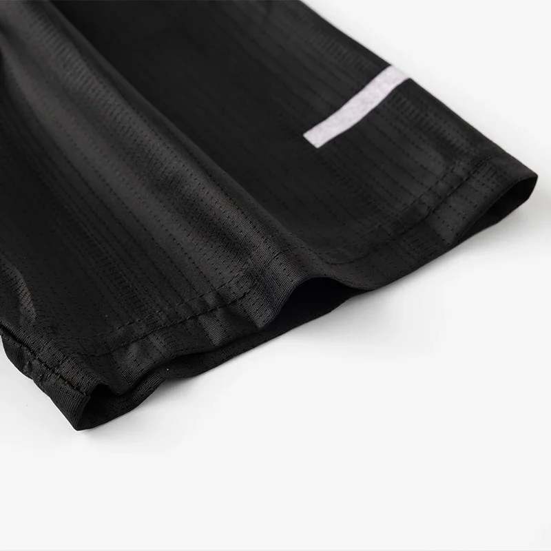 Lauf-T-Shirt für Herren, Sommer, Eisseide, dünnes Oberteil, reflektierender Druck, schnell trocknend, kurzärmelig, atmungsaktiv, Fitness-Sport-T-Shirt, 5XL – Detail 2
