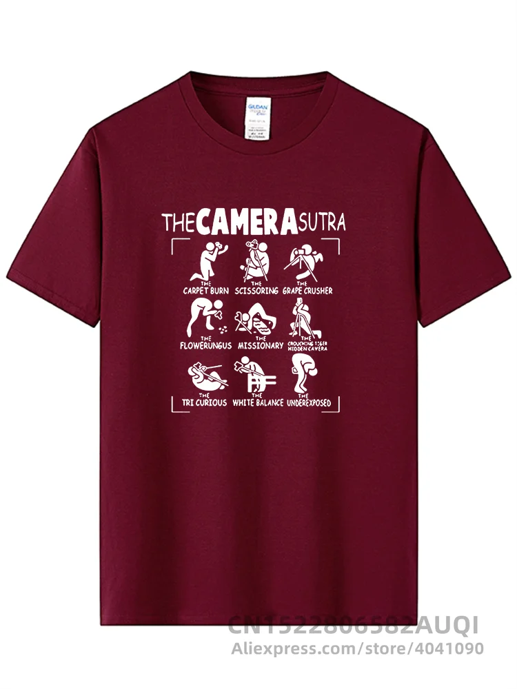 The Camera Sutra Photography Hip Hop Printed T Shirt Short Sleeve Gift T-Shirts Tshirts