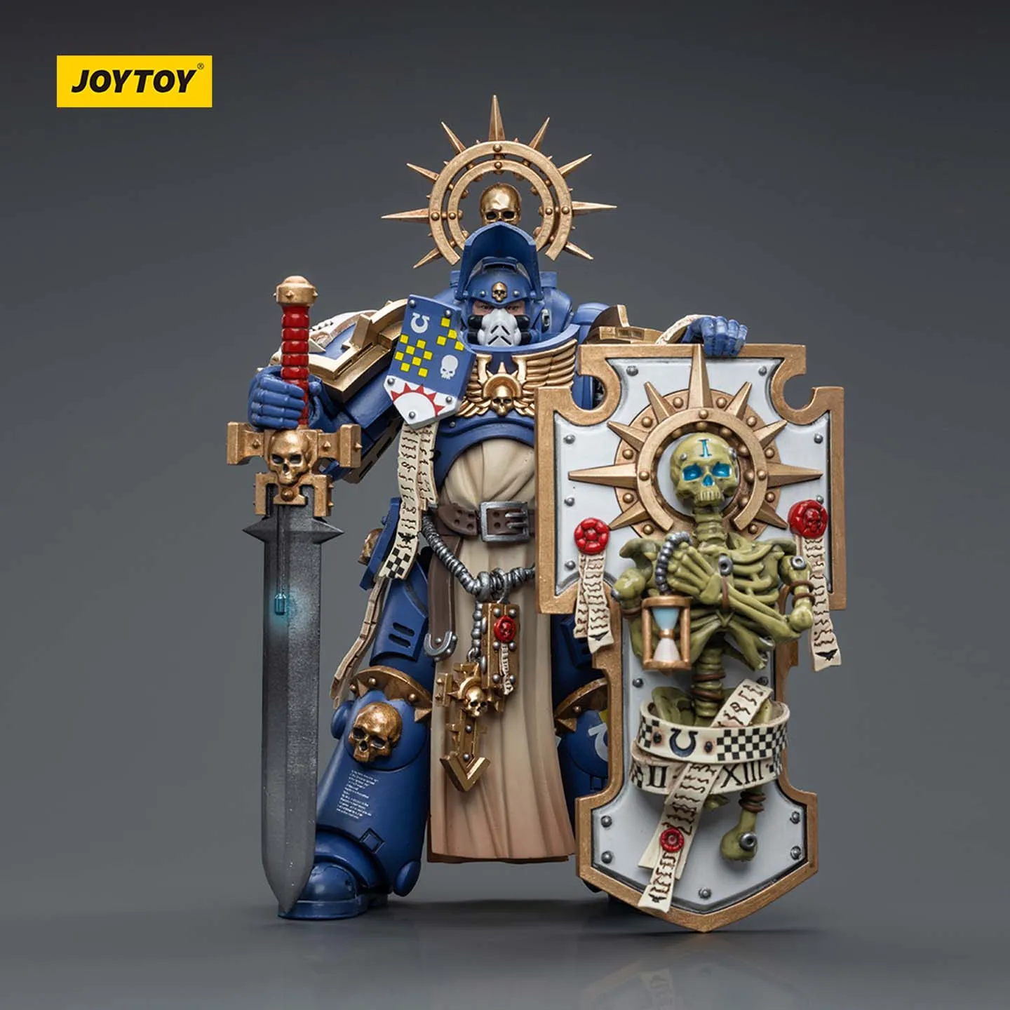

JOYTOY Dark Source Warhammer 40k Extreme Warrior JT6465 Holy Shield and Energy Sword Original Casting Company Commander 1/18