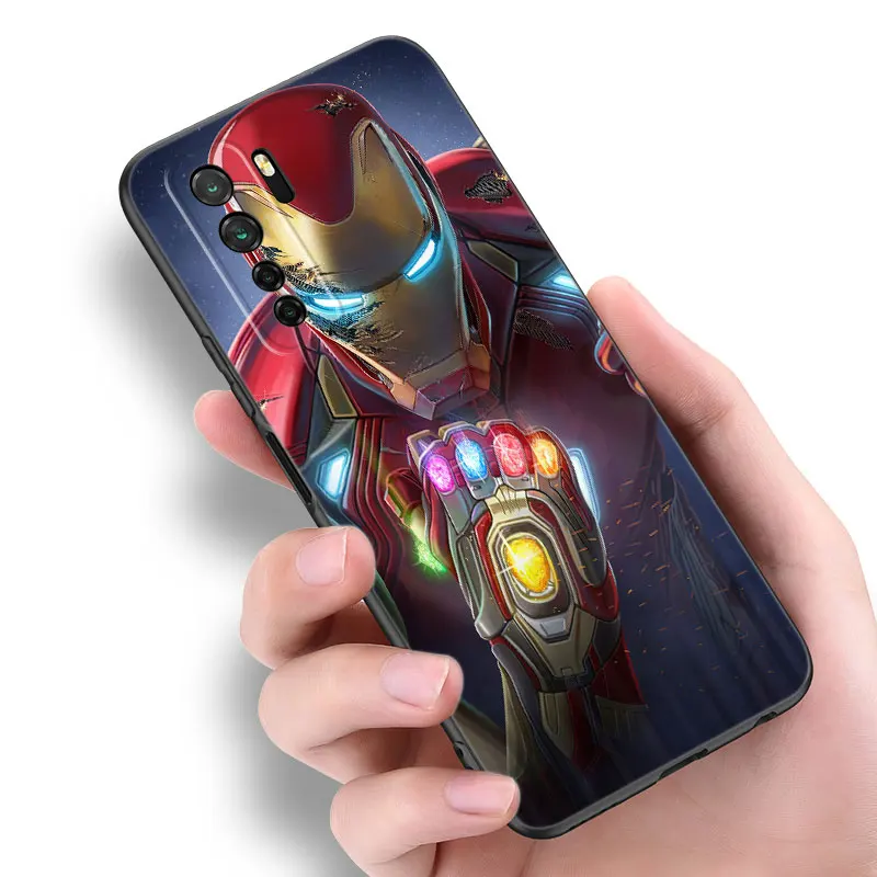 Iron Man Tony Stark Black Phone Case For Huawei Nova 5 7 10 Pro 6 9 SE Y70 Plus 4 5i 7i 8i Honor Y5P Y6P Y6S Y7A Y7P Y8P