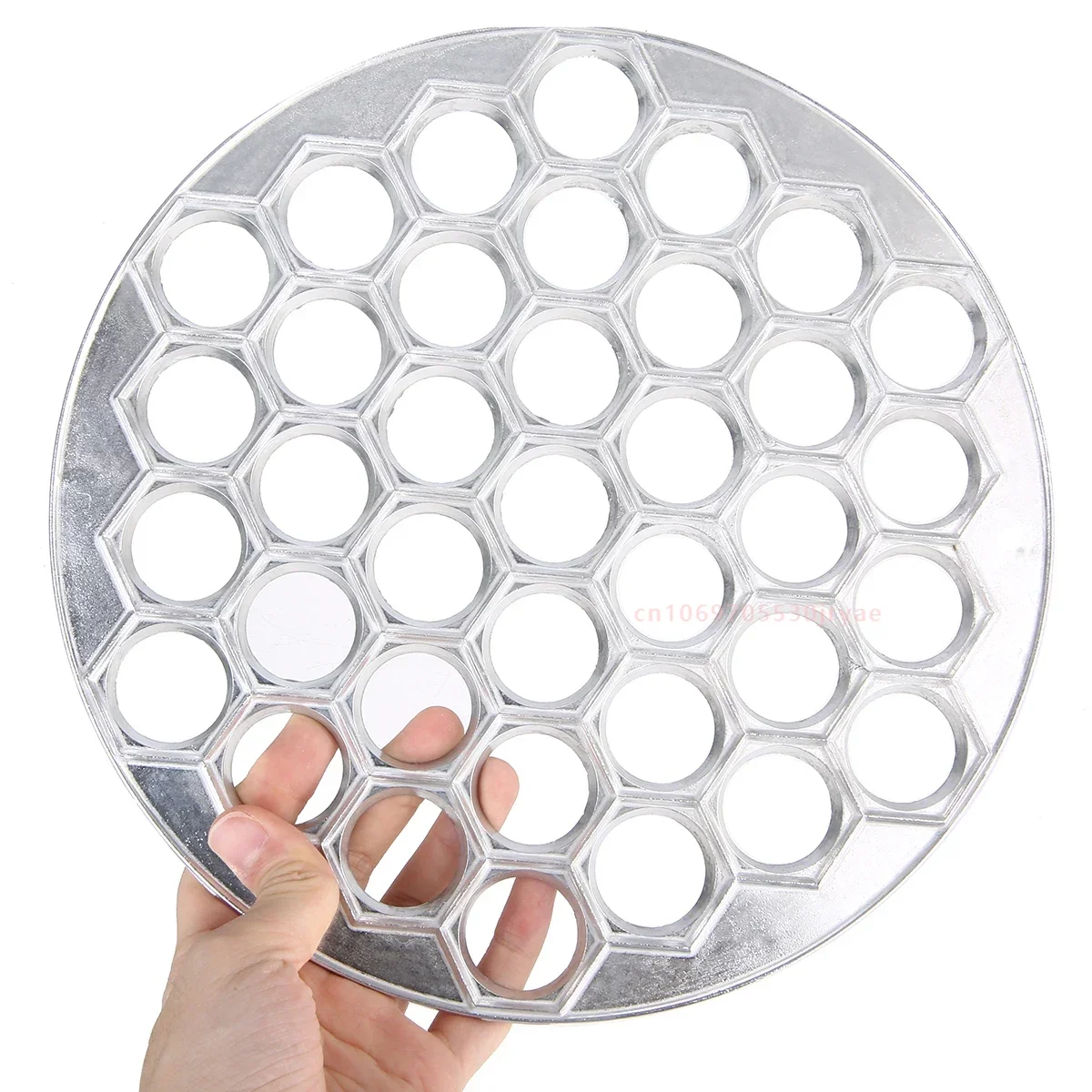 1 unidad de máquina para hacer raviolis de aluminio, molde para Pasta, carne, bola de masa, 37 agujeros, cortador a presión para pastelería, herramientas de cocina para el hogar