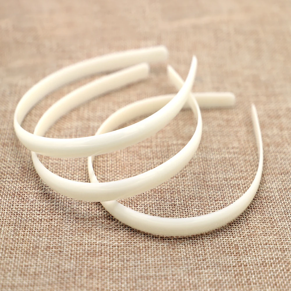 

10pcs DIY Plastic Headband Base ABS Hairband Headbands White Head Hoop Bezel for Hairwear Jewelry Making Hair Accessories