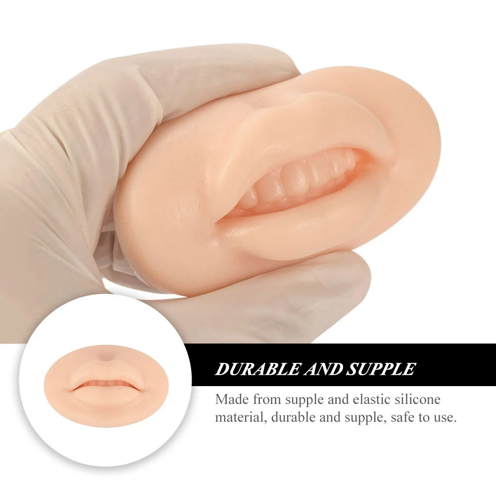 

2Pcs Professional Tattoos Practice Lip Skin Silicone Mold for Training 3D Fake Lips Feeling