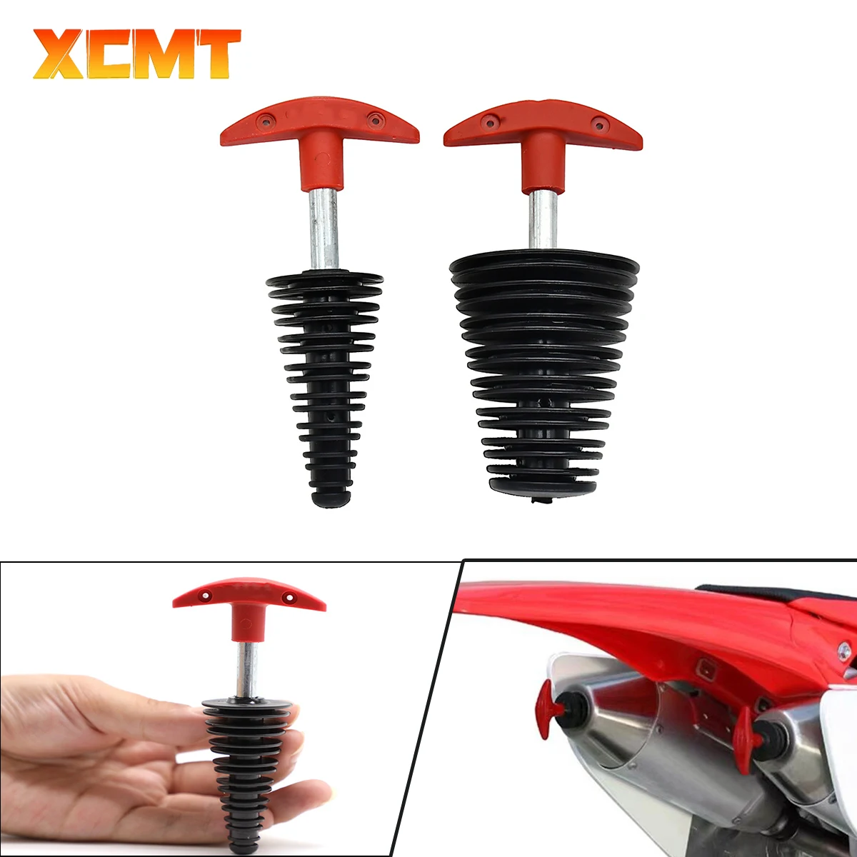 

Motorcycle 10-36mm 28-53mm Exhaust Muffler Wash Plug Waterproof Plug CR KX YZ CRF YZF RMZ KXF For Honda KTM Kawasaki Yamaha