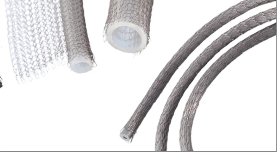Cord Tubular Shielded Steel Metal Cooper Mesh Knitting Machine