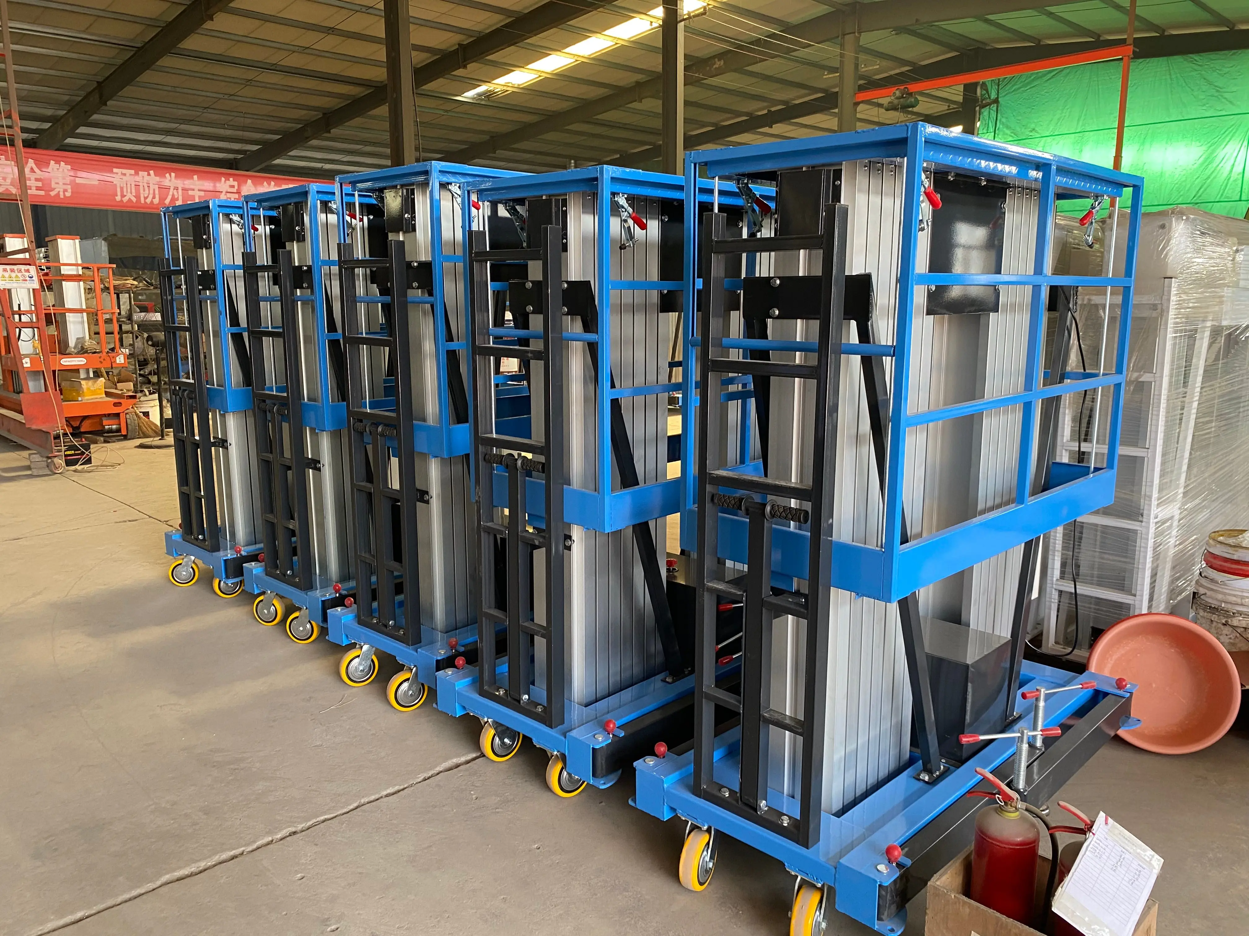 Mobile Elevated Aluminum Alloy Aerial Lift Platform Aluminum Alloy Aerial Lift Platform Mobile Elevated