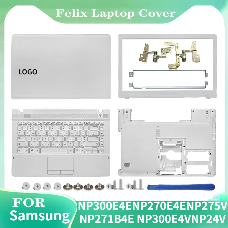 

NEW For Samsung NP300E4E NP270E4E NP275E4V NP271B4E NP300E4V NP270E4V Laptop LCD Back Cover Front Bezel keyboard Bottom Case