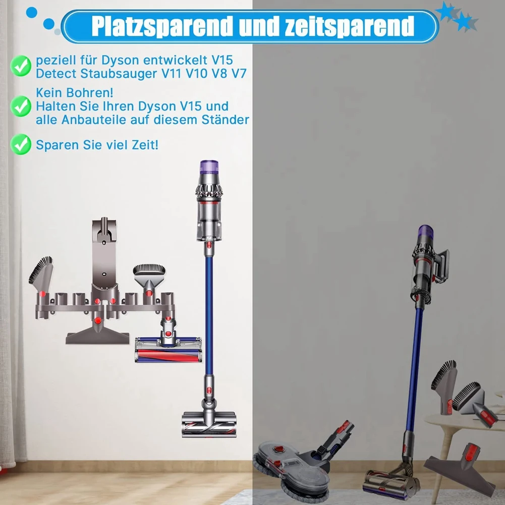 Accessories Bracket for Dyson V15 V11 V10 V8 V7 Vacuum Cleaner Holder Accessories Wall Mount