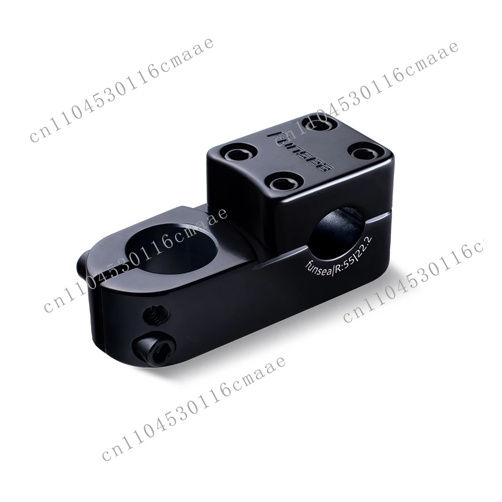 

Suitable for aluminium alloy 22.2mm radius 55mm BMX parts, black anodized color lettering mark