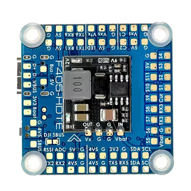 Rc飛行機用フライトコントローラー,耐久性のあるF405-HDTE,デュアルbec,baro,osd,blackbox 3-12s,lipo f4,fpv,フリースタイルドローン用