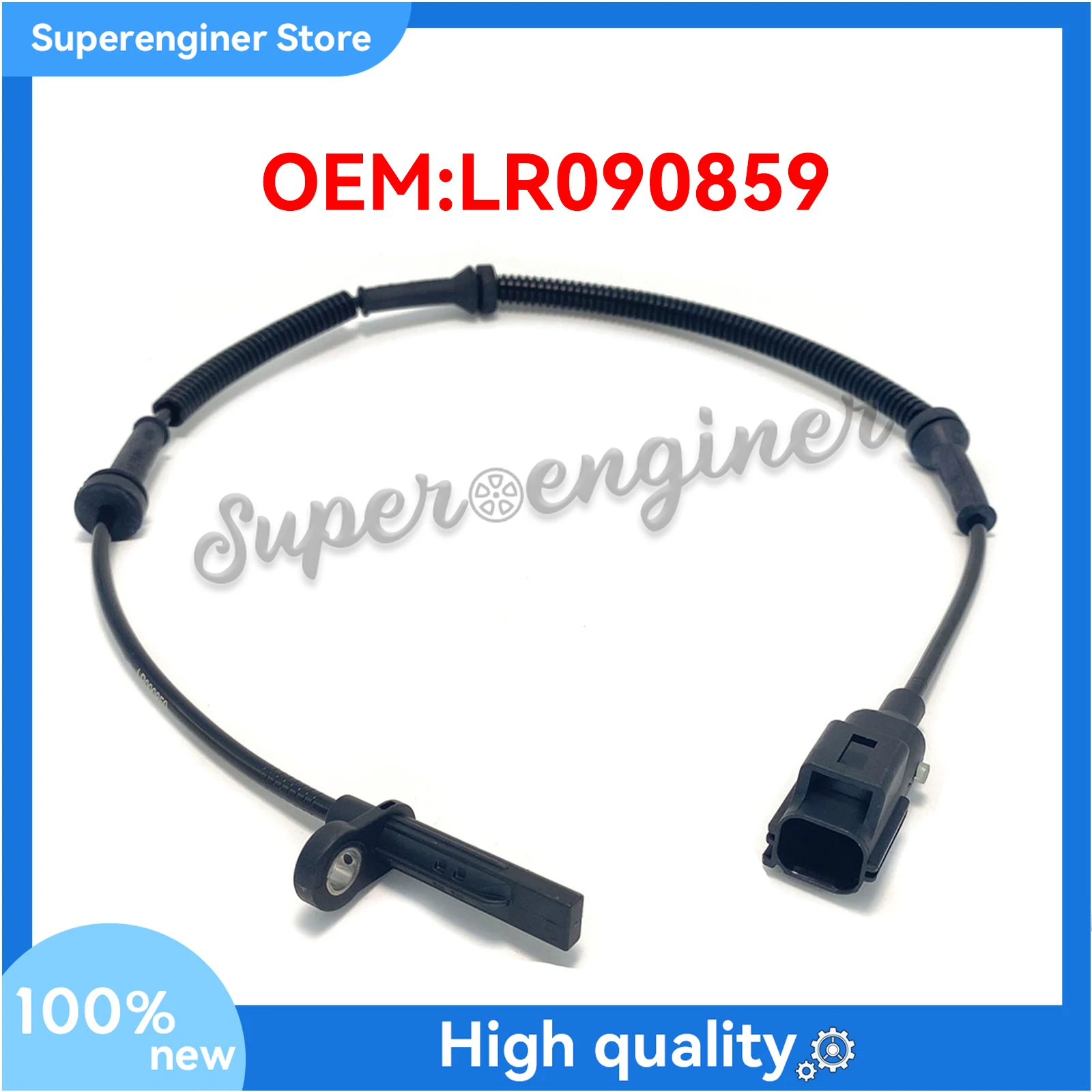 LR090859 Rear Wheel ABS Speed Sensor for 17-23 Jaguar F-Pace Range Rover Velar