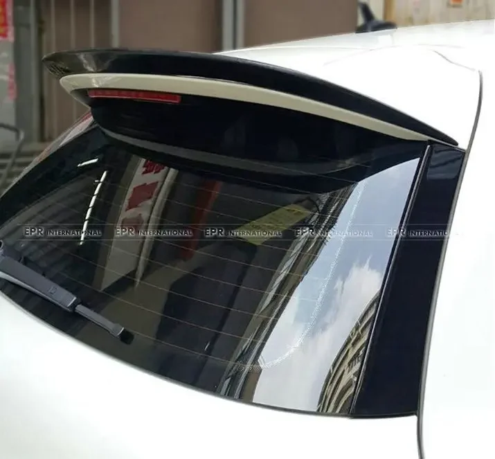 اكسسوارات السيارات لشركة فولكس فاجن شيروكو R ألياف الكربون GV نمط سبويلر تمديد لامعة الألياف الخلفية الجناح سباق السيارات طقم هيكل السقف