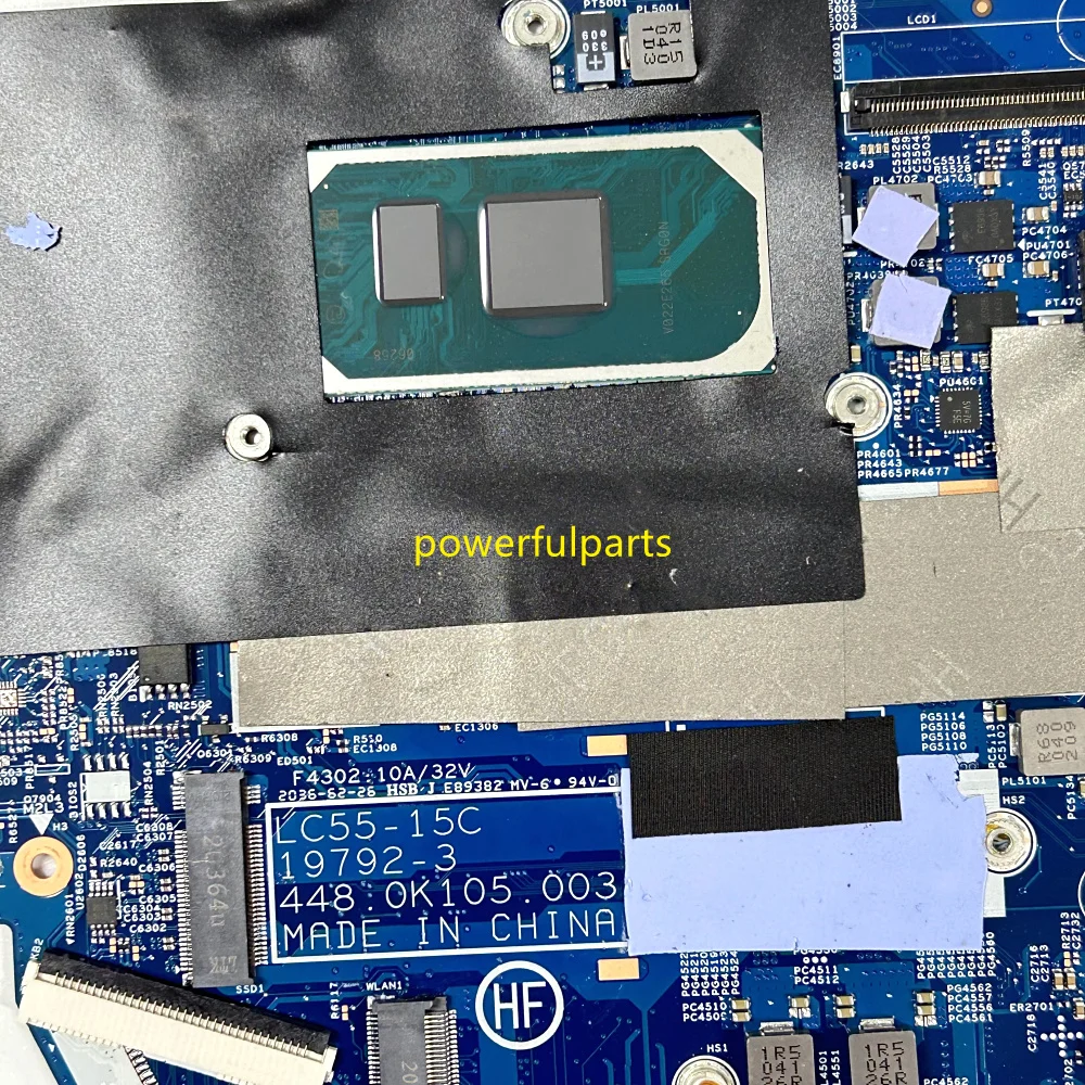 Imagem -04 - Placa-mãe Portátil para Lenovo Lenovo Ideapad Flex 515iil05 197923 19792-1 5b20s44455 5b20s44395 i5 i7 8g 16g 100 Trabalho de Trabalho