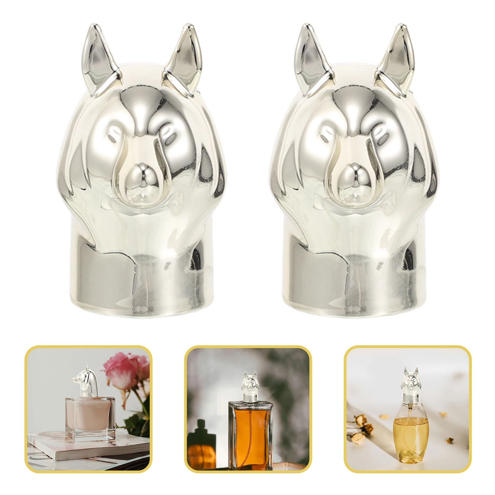 

5pcs Perfume Bottle Caps Snap Closure Replacement For Empty Glass Bottles Diy Accessories Durable Secure Fit Aromatic