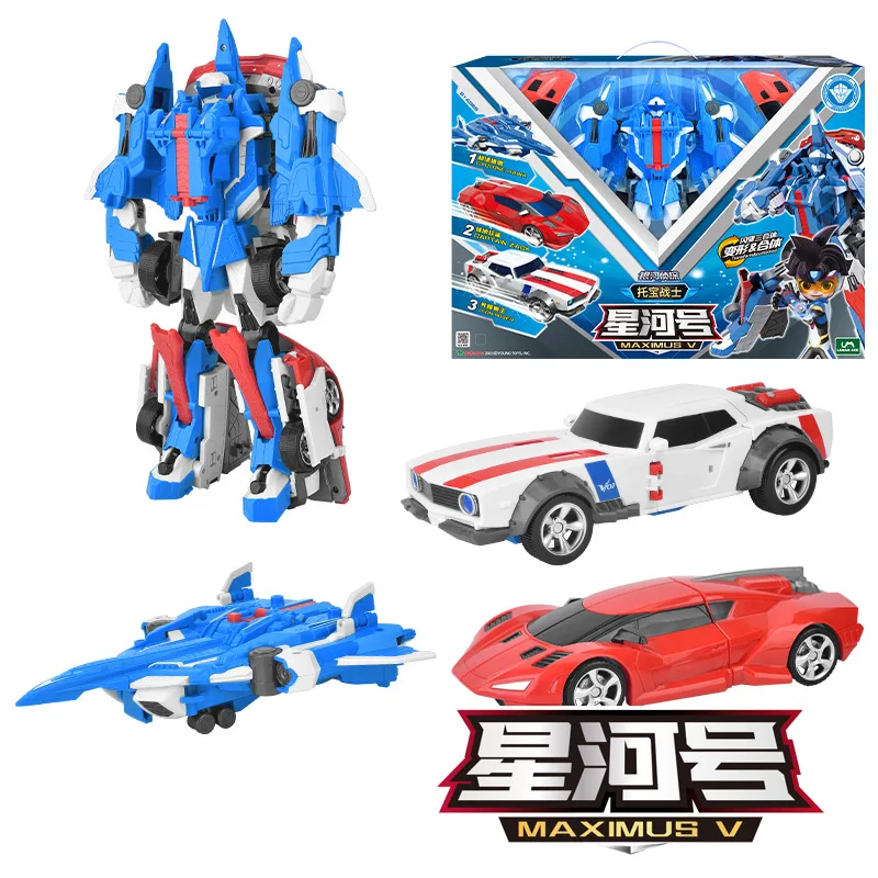 Tobot Brother 4 Transformation Toys corea Anime deformata Robot Car Action Figure Toys Model Boy Child Gift Kids Tobot Toys