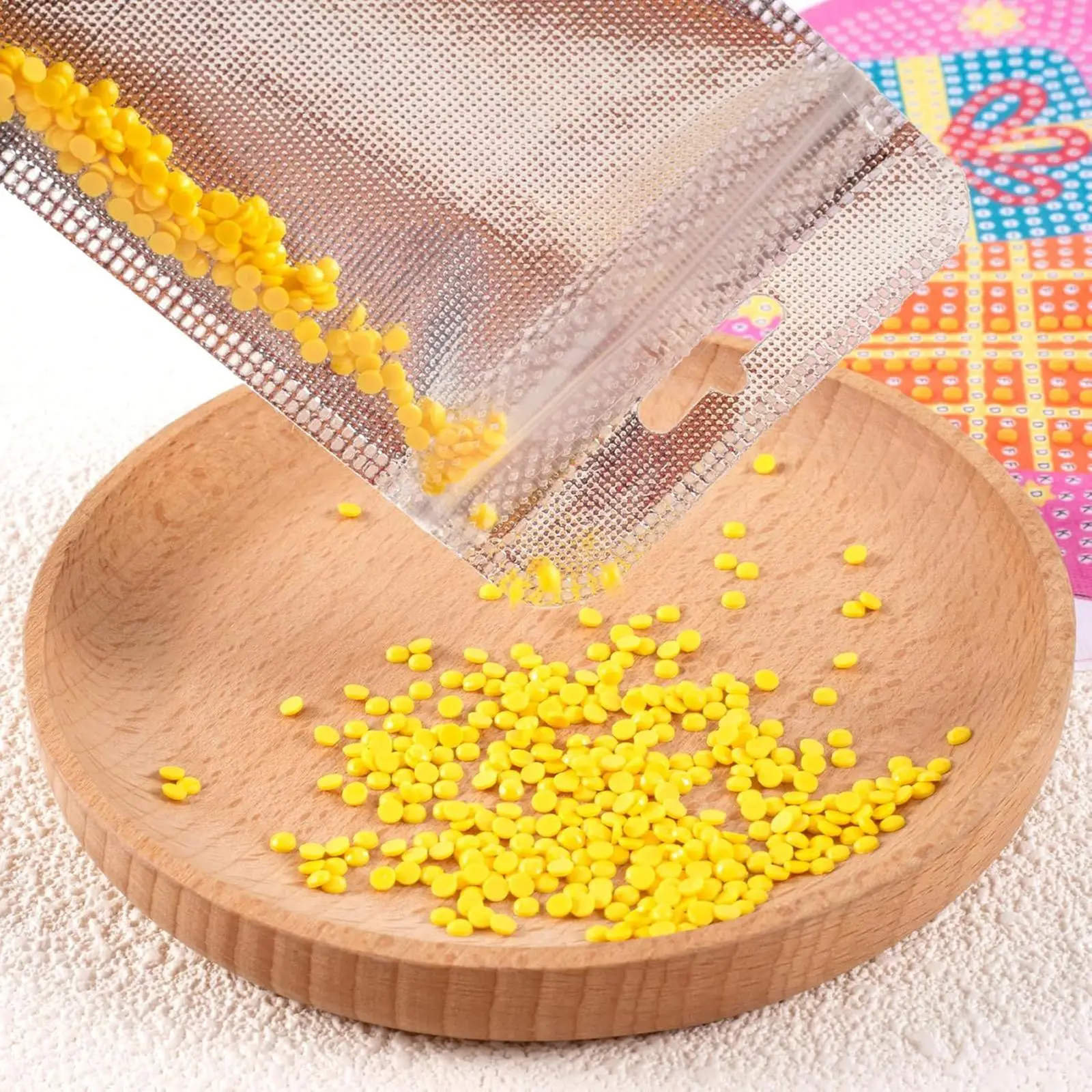 Small Plastic Bags Zip Lock Mini Zip Baggies Storage Pouches with Holes for Ring Binding Jewelry Beads Crafts