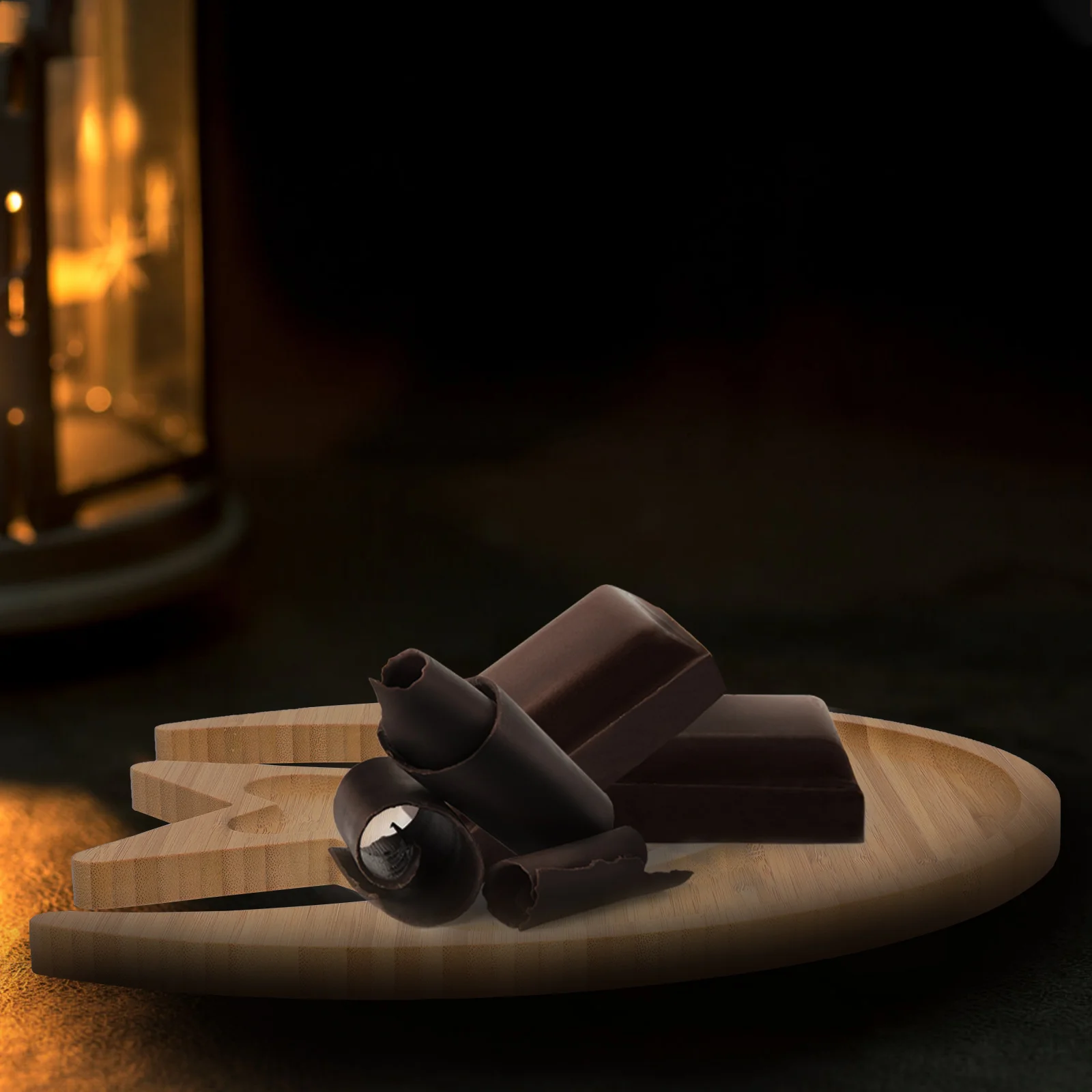 

Bamboo Fruit Plate Creative Desktop Ornament Salad Sushi Food Tray Table Decor Moon Star