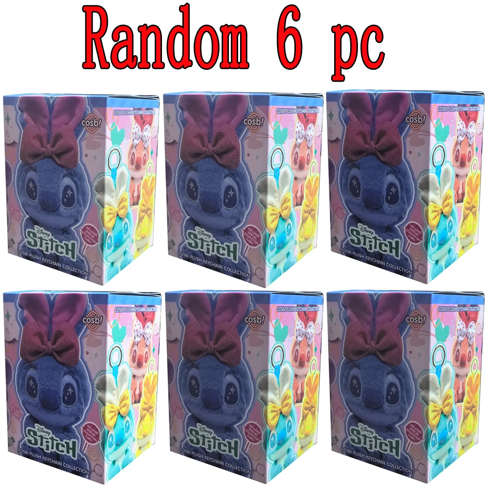 Candy Stitch Blind Box Anime Figur Niedliches Spielzeug Schlüsselanhänger Rucksack Anhänger Zubehör Dekor Mystery Surprise Weihnachtsgeschenk für Kinder