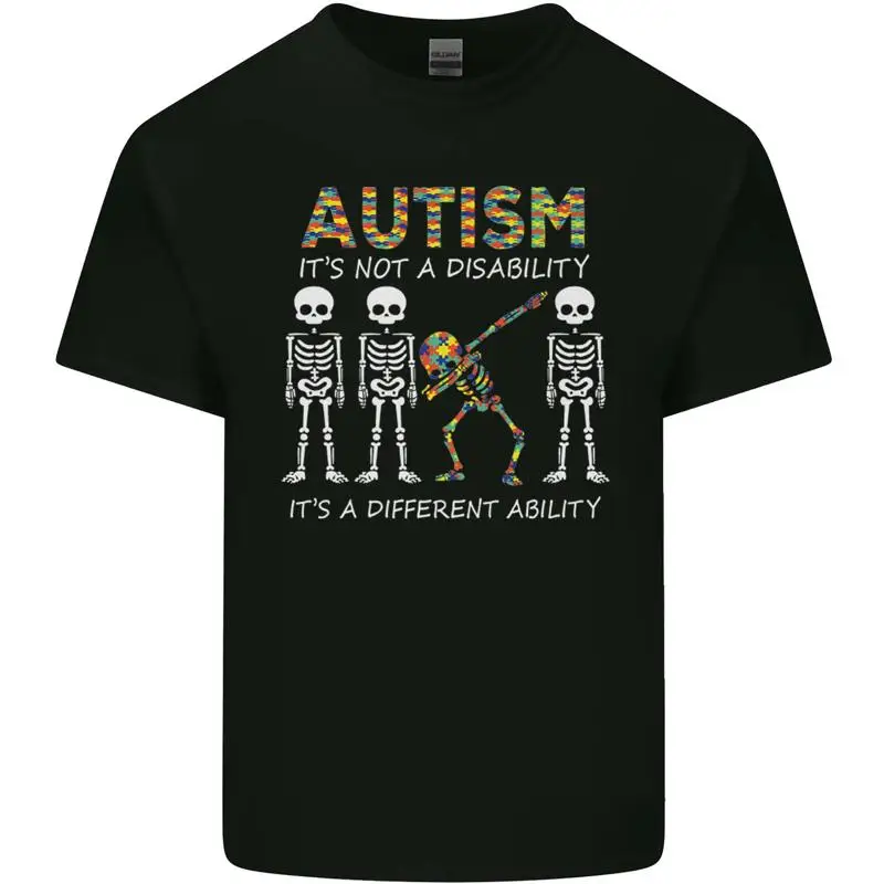 

Autismus A Verschiedene Ability Autistisch Asd Herren Baumwolle Maglietta T Top